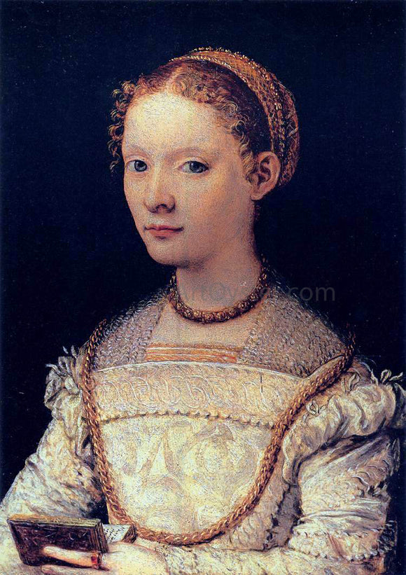  Maso Da San Friano Portrait of Elena Gaddi Quartesi - Art Print