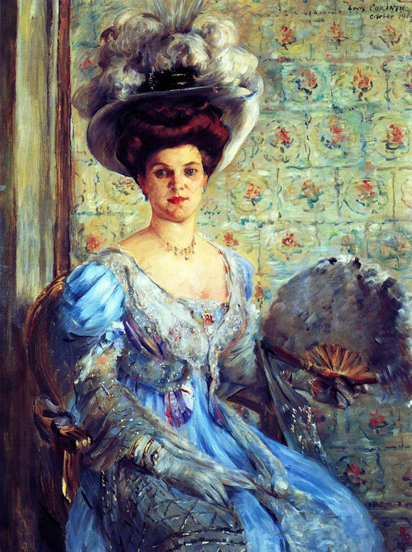  Lovis Corinth Portrait of Eleonore von Wilke, Countess Finkh - Art Print