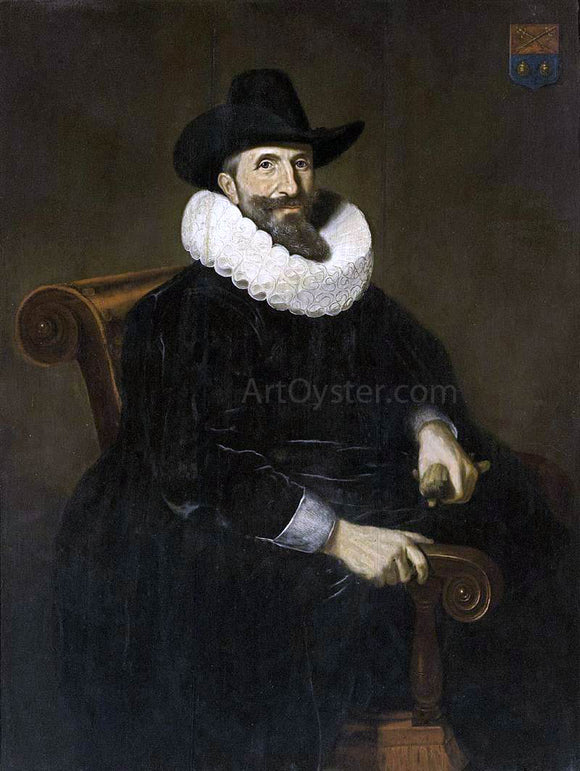  Dirck Dircksz Santvoort Portrait of Elias van Cuelen - Art Print