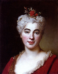  Nicolas De Largilliere Portrait Of Elisabeth - Marguerite, The Artist's Daughter - Art Print