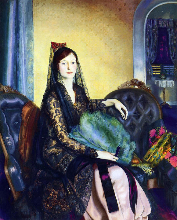  George Wesley Bellows Portrait of Elizabeth Alexander - Art Print