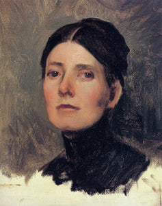  Frank Duveneck Portrait of Elizabeth Boott - Art Print