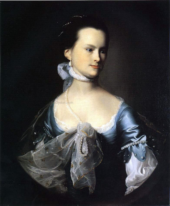  John Singleton Copley Portrait of Elizabeth Deering Wentworth Gould Rogers (also known as Mrs. Nathaniel Rogers) - Art Print
