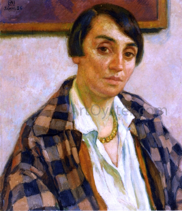  Theo Van Rysselberghe Portrait of Elizabeth Van Rysselberghe - Art Print