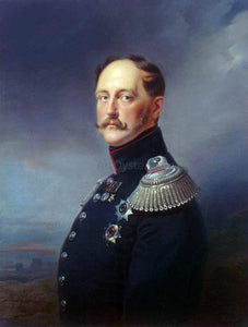  Franz Kruger Portrait of Emperor Nicholas I - Art Print