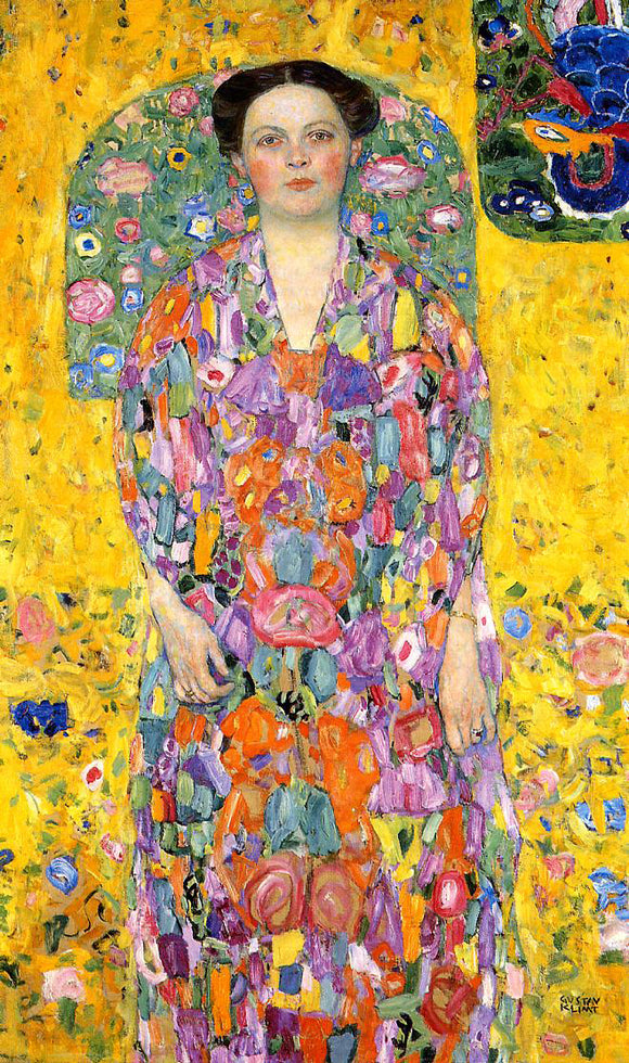  Gustav Klimt Portrait of Eugenia Primavesi - Art Print