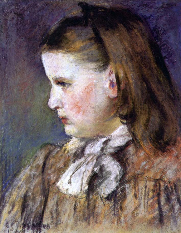  Camille Pissarro Portrait of Eugenie Estruc - Art Print