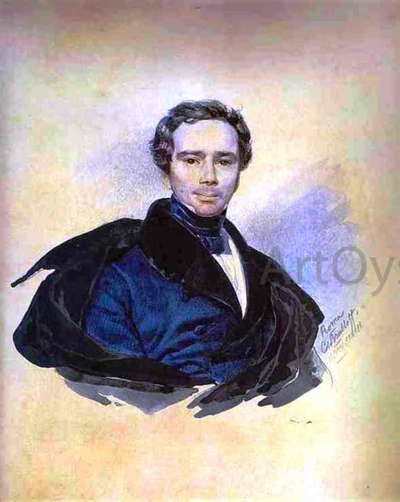  Karl Pavlovich Brulloff Portrait of F. F. Golytzin - Art Print