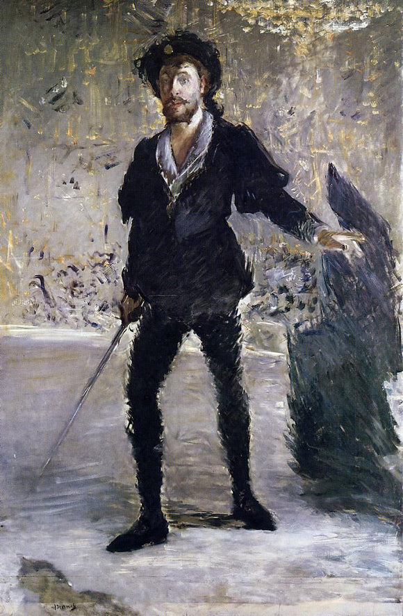  Edouard Manet Portrait of Faure as Hamlet - Art Print