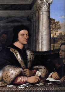  Sebastiano Del Piombo Portrait of Ferry Carondelet and his Secretaries - Art Print