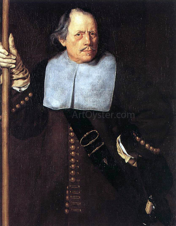  The Elder Jacob Van  Oost Portrait of Fovin de Hasque - Art Print