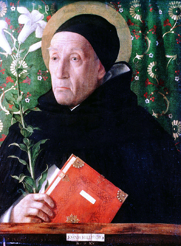  Giovanni Bellini Portrait of Fra Theodoro da Urbino - Art Print