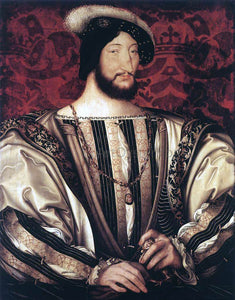  Jean Clouet Portrait of Francois I, King of France - Art Print