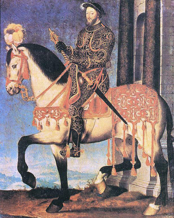  Francois Clouet Portrait of Francis I, King of France - Art Print