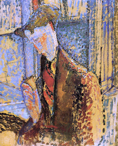  Amedeo Modigliani Portrait of Frank Burty Haviland - Art Print