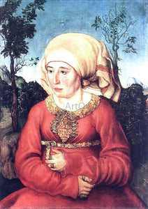 The Elder Lucas Cranach Portrait of Frau Reuss - Art Print