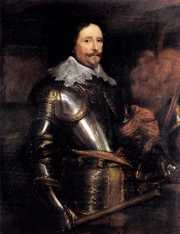  Sir Antony Van Dyck Portrait Of Frederik Hendrik - Art Print