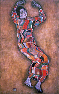  Egon Schiele Portrait of Friederike Maria Beer - Art Print