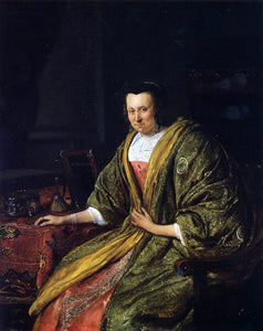  Jan Steen Portrait of Geertruy Gael, Second Wife of Gerrit Gerritsz Schouten - Art Print