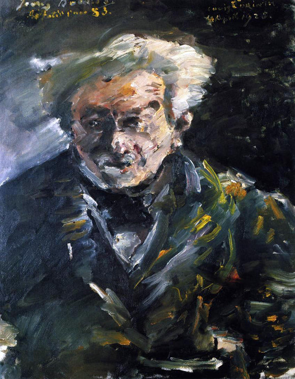  Lovis Corinth Portrait of Georg Brandes - Art Print