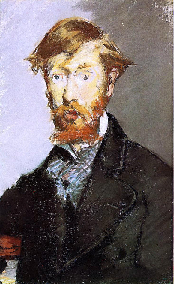  Edouard Manet Portrait of George Moore - Art Print