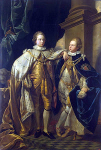  Benjamin West Portrait of George, Prince of Wales, and Prince Frederick, later Duke of York - Art Print