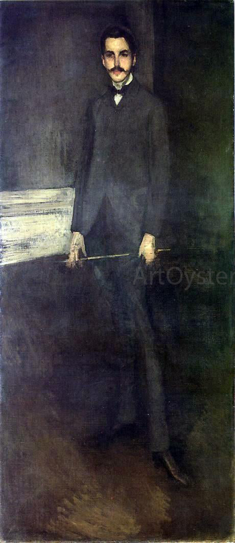  James McNeill Whistler Portrait of George W. Vanderbilt - Art Print