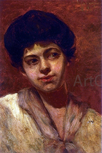  Julian Onderdonk Portrait of Gertrude - Art Print