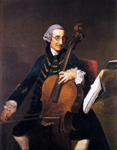  Johann Zoffany Portrait Of Giacomo Cervetto (1680-1783) - Art Print