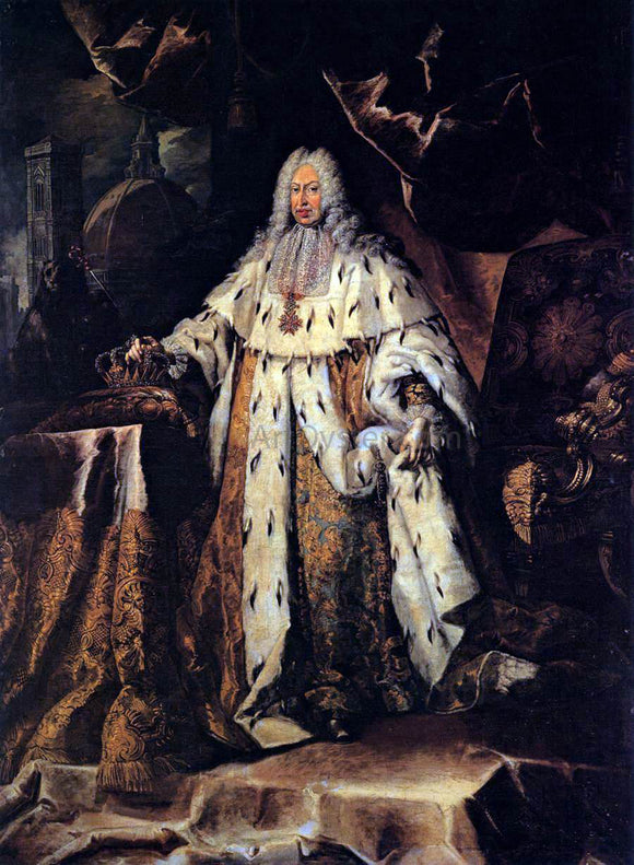  Ferdinand Richter Portrait of Gian Gastone de' Medici, Grand Duke of Tuscany - Art Print