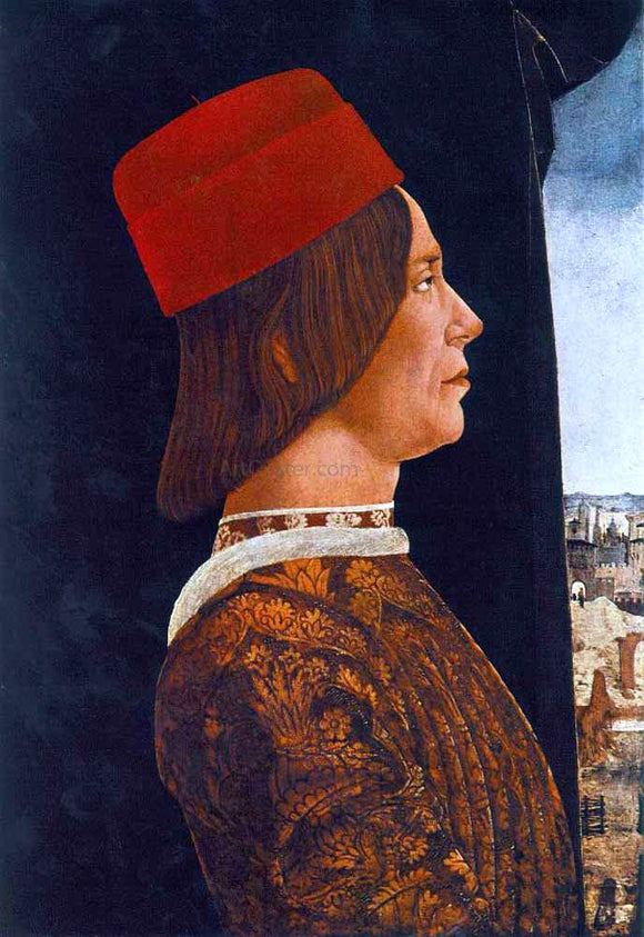  Ercole De' Roberti Portrait of Giovanni II Bentivoglio - Art Print