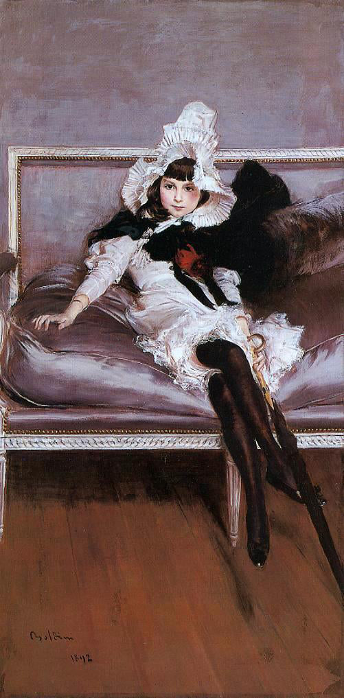  Giovanni Boldini Portrait of Giovinetta Errazuriz - Art Print
