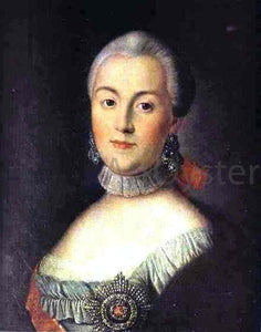  Alexey Petrovich Antropov Portrait of Grand Duchess Catherine Alekseevna, Future Empress Catherine II the Great - Art Print