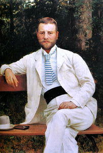  Vlaho Bukovac Portrait of Gustav Pongratz - Art Print