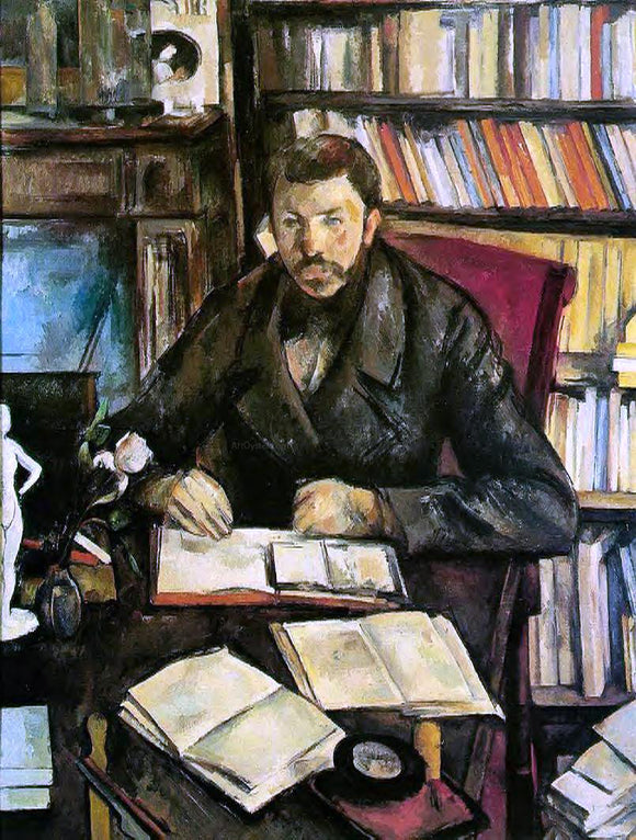  Paul Cezanne Portrait of Gustave Geffroy - Art Print