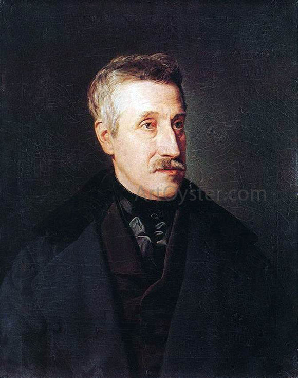  Ferdinand Georg Waldmuller Portrait of Gyorgy Gaal - Art Print