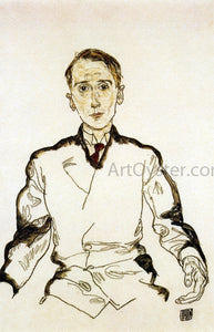  Egon Schiele Portrait of Heinrich Rieger - Art Print