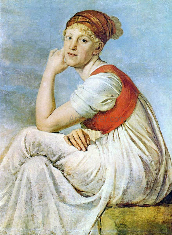  Christian Gottlieb Schick Portrait of Heinrike Dannecker - Art Print