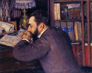  Gustave Caillebotte Portrait of Henri Cordier - Art Print