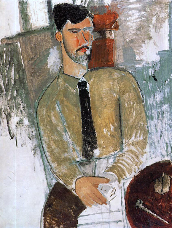  Amedeo Modigliani Portrait of Henri Laurens - Art Print