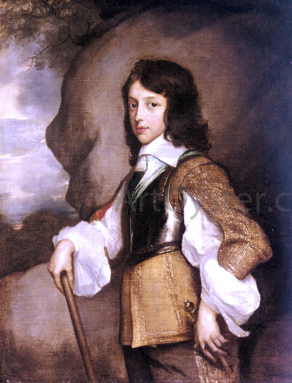  Adriaen Hanneman Portrait of Henry Stuart, Duke of Gloucester (1640-1660), When A Boy - Art Print