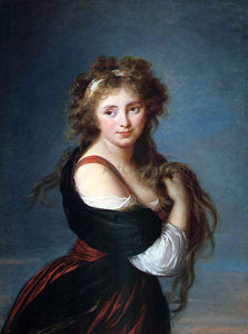  Elisabeth Le Brun Portrait of Hyacinthe Gabrielle Roland - Art Print
