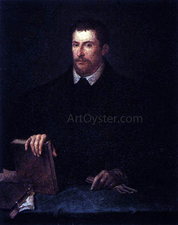  Titian Portrait of Ippolito Riminaldi - Art Print