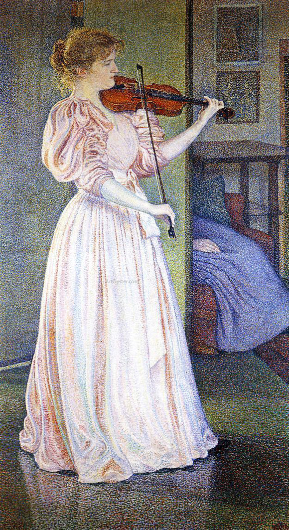 Theo Van Rysselberghe Portrait of Irma Sethe - Art Print