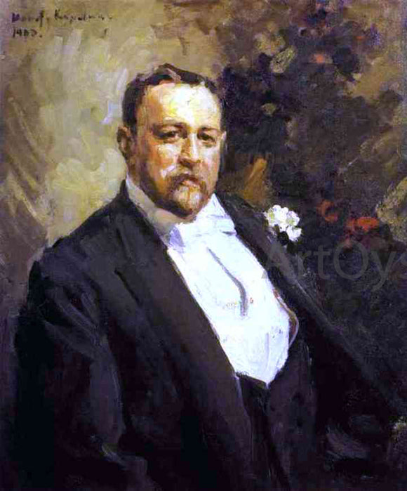  Constantin Alexeevich Korovin Portrait of Ivan Morozov - Art Print