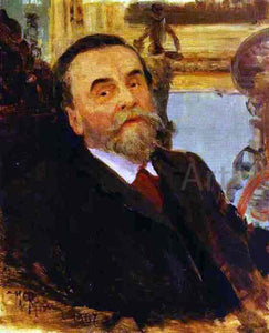  Ilia Efimovich Repin Portrait of Ivan Zvetkov - Art Print