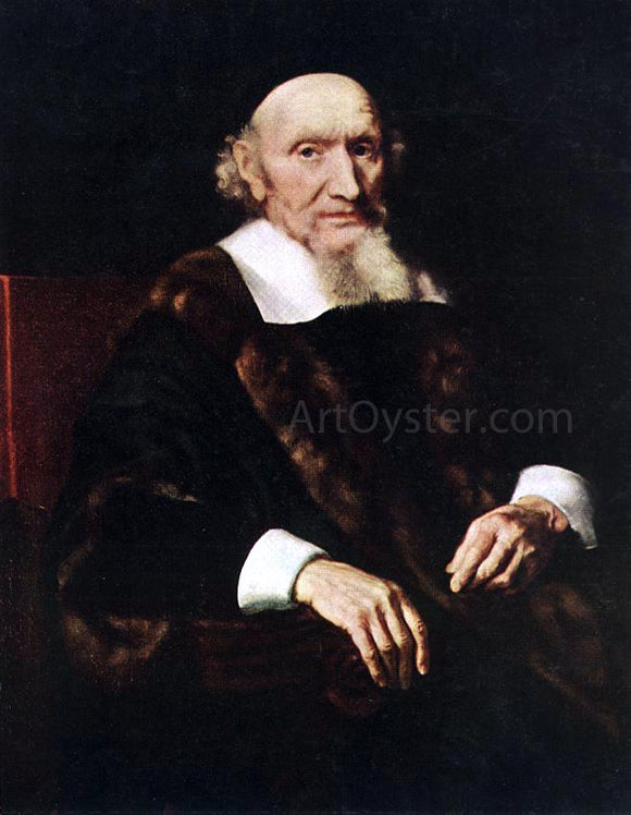  Nicolaes Maes Portrait of Jacob Trip - Art Print