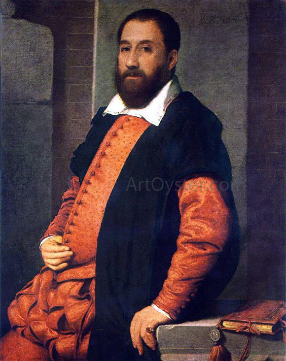  Giovanni Battista Moroni Portrait of Jacopo Foscarini - Art Print