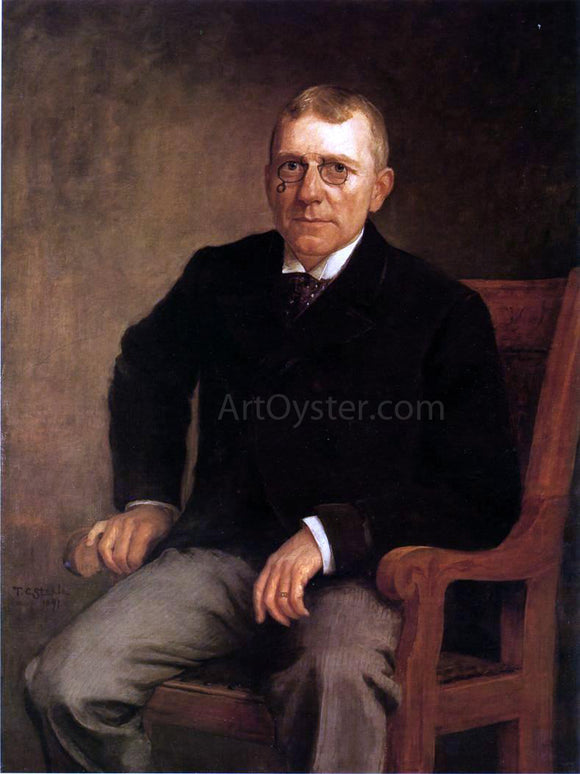  Theodore Clement Steele Portrait of James Whitcomb Riley - Art Print