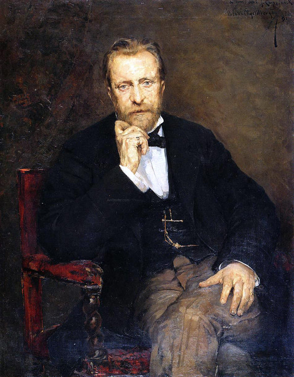  Theo Van Rysselberghe Portrait of Jean Cepeinick - Art Print